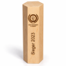 Ahornholz Pokal Sechseck
