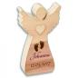 Preview: Engel aus Holz mit Herz