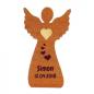 Preview: Engel aus Holz mit Herz