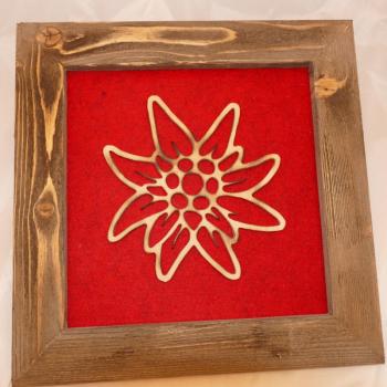 Altholz-Bilderrahmen mit Naturmotiven