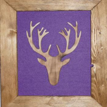 Preview: Altholz-Bilderrahmen mit Naturmotiven