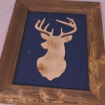 Preview: Altholz-Bilderrahmen mit Naturmotiven