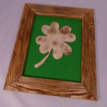 Altholz-Bilderrahmen mit Naturmotiven