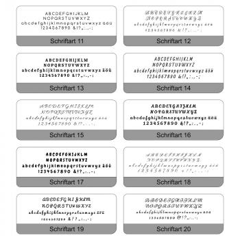 Preview: Pokalschild 30 x 50 mm