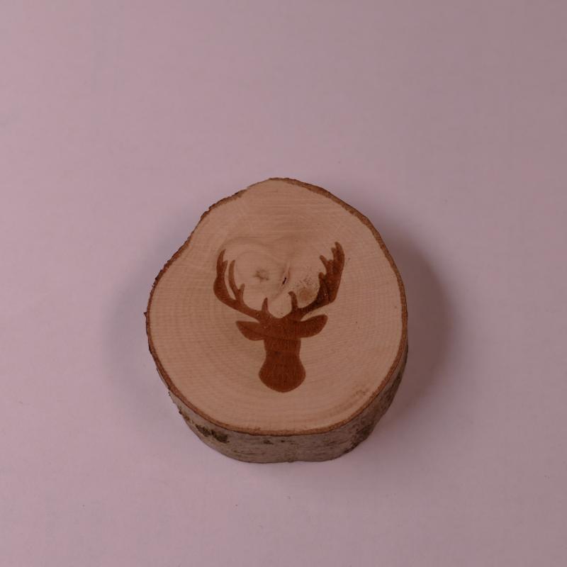 Holzmagnet Hirsch