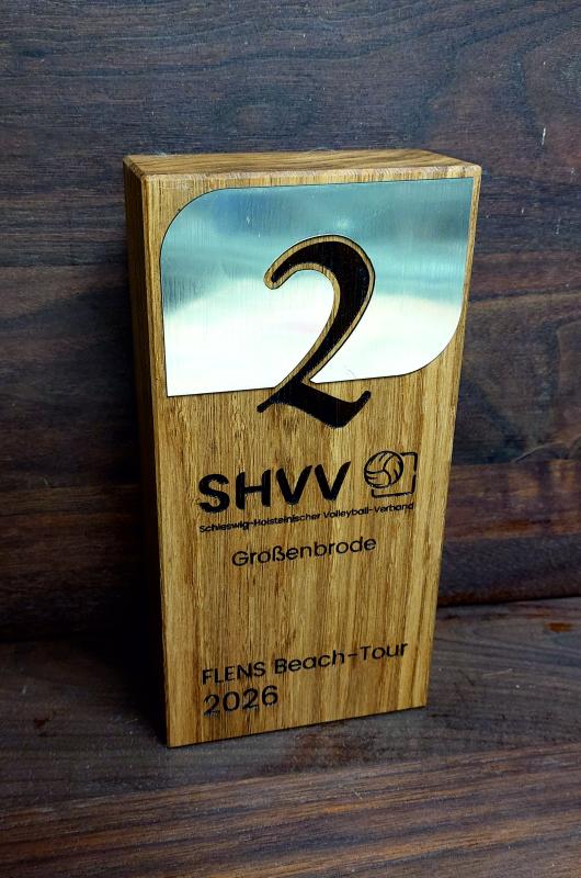 Eichentrophäe schräg