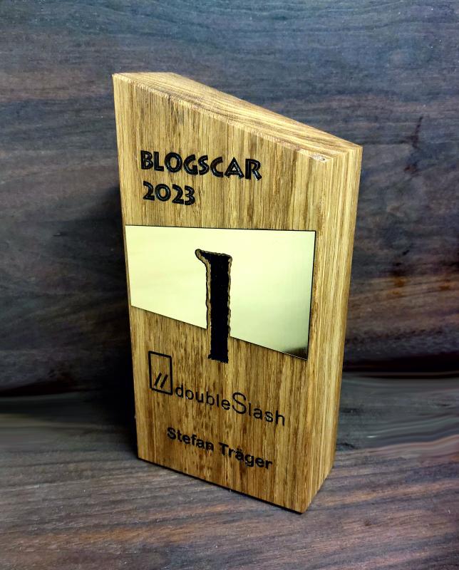 Eichentrophäe schräg