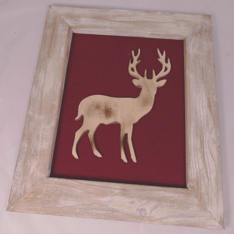 Altholz-Bilderrahmen mit Naturmotiven