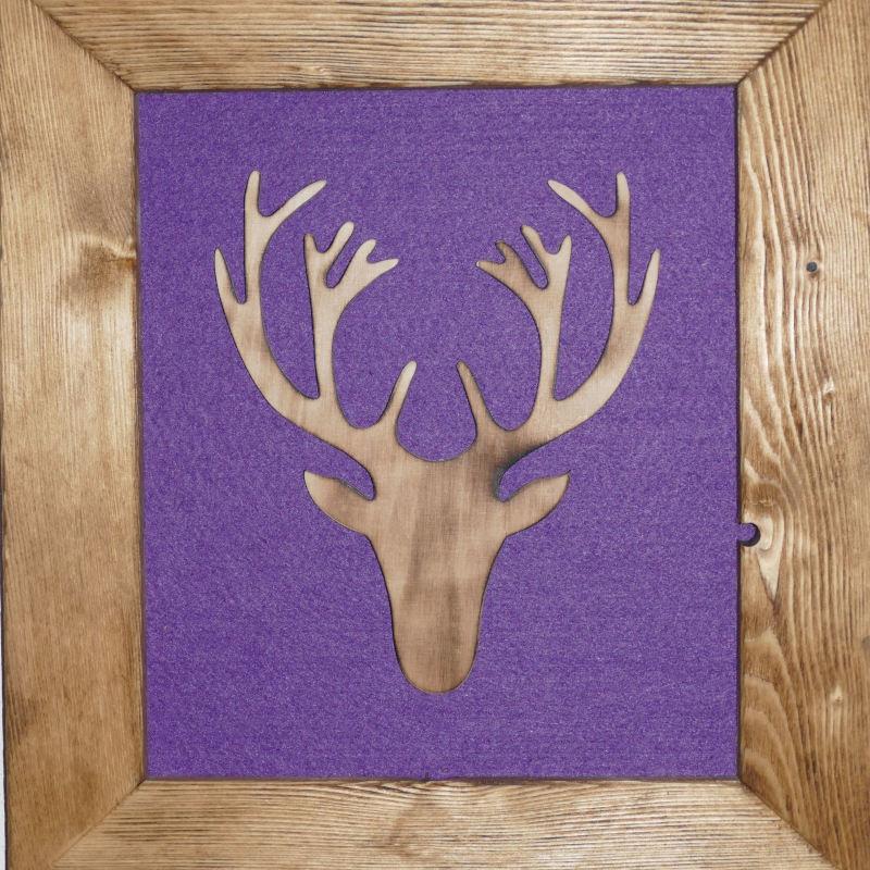 Altholz-Bilderrahmen mit Naturmotiven