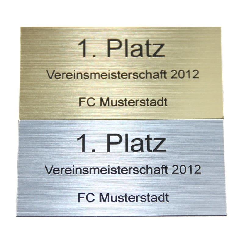 Pokalschild 25 x 70 mm
